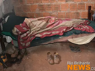 Idoso é morto com golpe na cabeça em Rio Brilhante