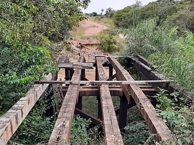 Destruídas pelo tempo, pontes de madeira são substituídas por estruturas de concreto em MS
