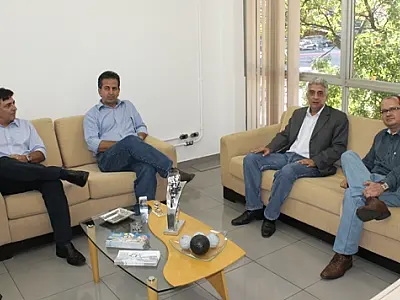 Presidente da Sanesul visita novo presidente da Agepan