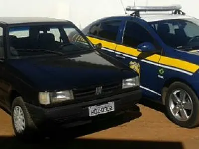PRF de São Gabriel recupera veículo furtado na Capital