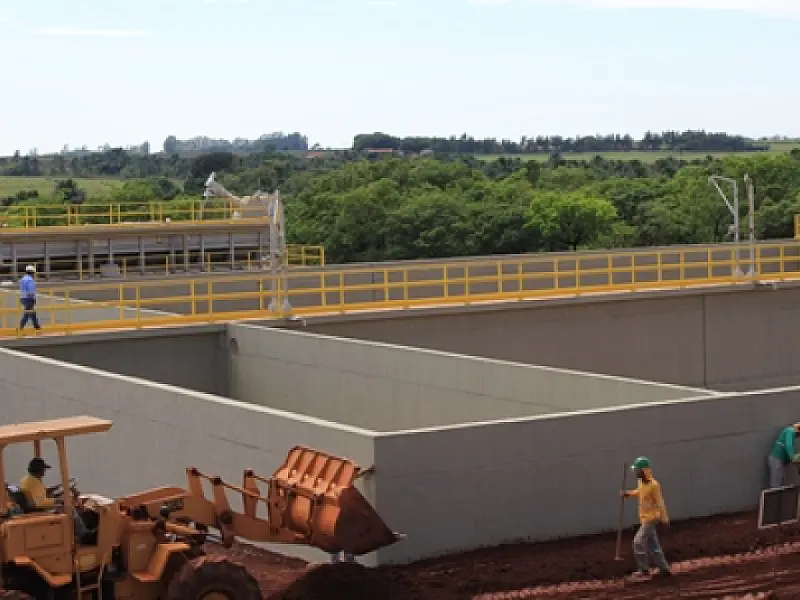 Nova estação de tratamento de esgoto da Capital deve ficar pronta em dezembro