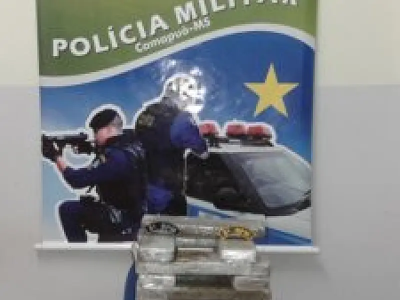 Foragida é presa com 19 quilos de maconha em Camapuã