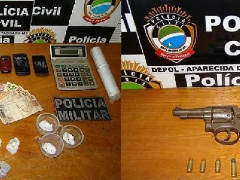 Polícia Civil prende quadrilha acusada de tráfico de drogas em MS