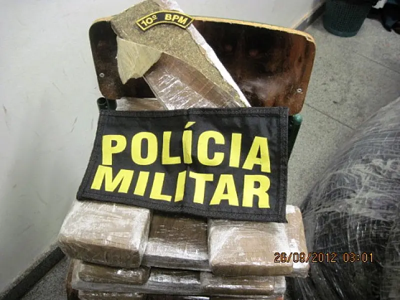 Traficante é apreendido com mais de 11 Kg de maconha em ônibus na rodoviária