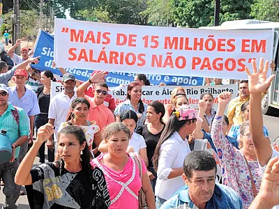 Usina que não paga salários há 160 dias demite todos os funcionários