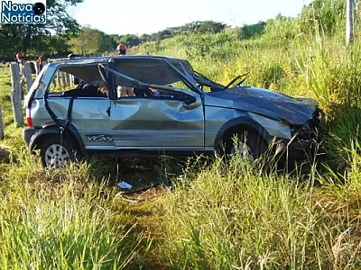 Acidente nesta madrugada na MS-480 deixa uma vítima fatal