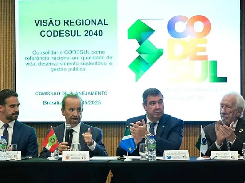 Visão Regional 2040: MS encabeça estratégia de desenvolvimento conjunto com RS, PR e SC