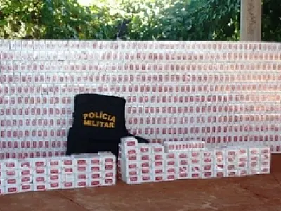 Quase três mil pacotes de cigarros são apreendidos em Ivinhema