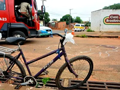 Ciclista é atropelado no bairro Nova Lima e está em estado grave na Santa Casa