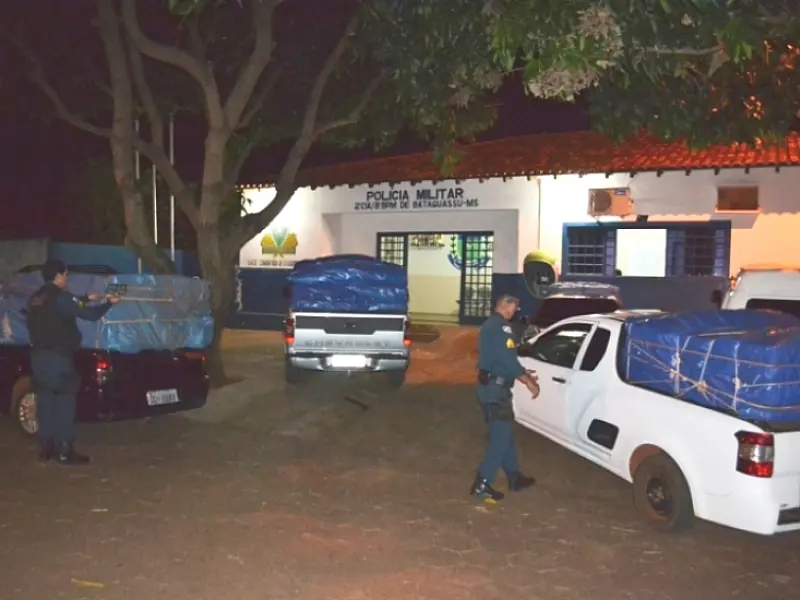 Seis veículos são apreendidos carregados com cigarros contrabandeados
