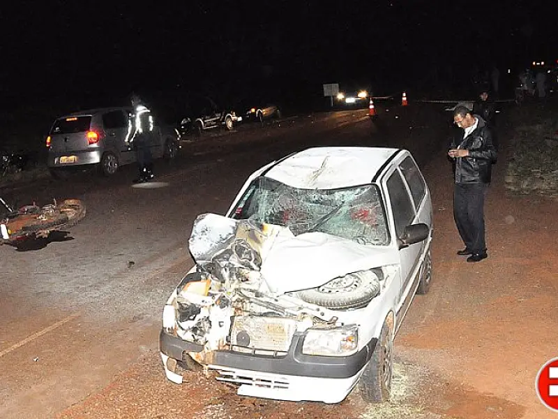 Motociclista morre ao ser atingido por veiculo na MS 162