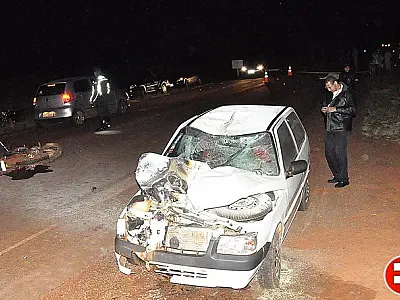 Motociclista morre ao ser atingido por veiculo na MS 162