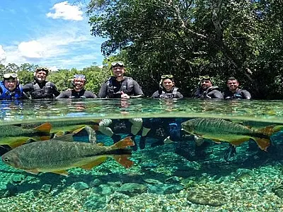 Jornalistas e influenciadores aproveitam voo direto para conhecer as belezas naturais da região de B