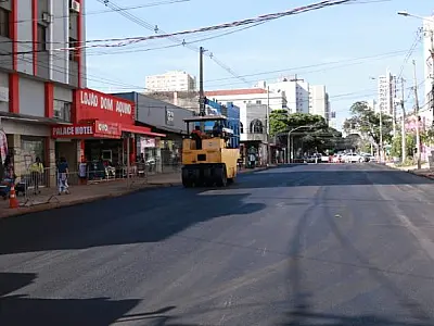 OBRA DE RECAPEAMENTO SEGUE NA RUA DOM AQUINO ATÉ SEXTA-FEIRA
