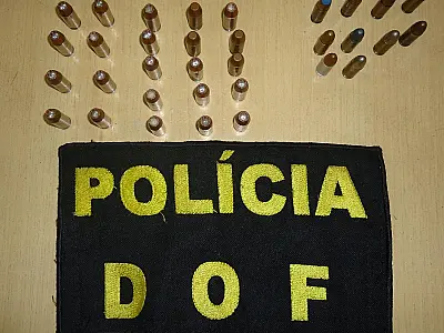 DOF prende homem portando munições de uso restrito