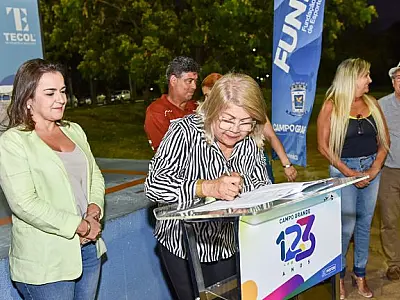 PREFEITA ADRIANE LOPES EMPOSSA NOVO GRUPO GESTOR DO PARQUE SÓTER
