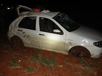 Cadeirinha salva vida de bebê em capotamento na BR-163