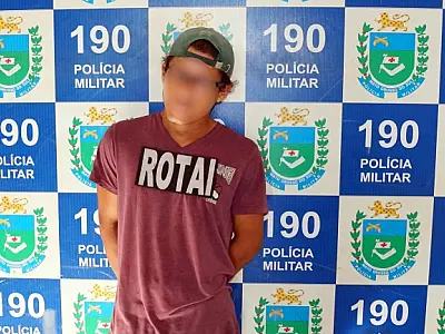 Ladrão invade casa, é preso em flagrante