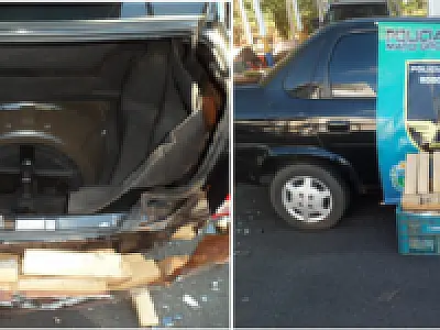 PMR encontra maconha em fundo falso de carro na MS 156