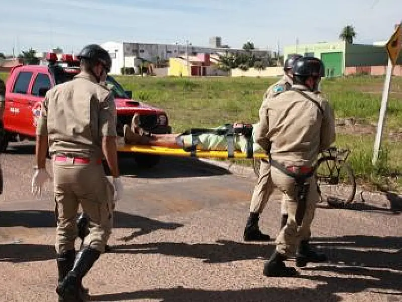 Morre idosa que caiu de motocicleta enquanto era socorrida em Coxim