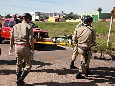 Morre idosa que caiu de motocicleta enquanto era socorrida em Coxim