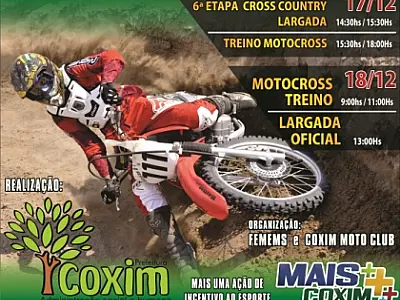 Coxim recebe etapa do Estadual de Motocross