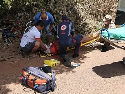 Buraco causa acidente e deixa marceneiro gravemente ferido