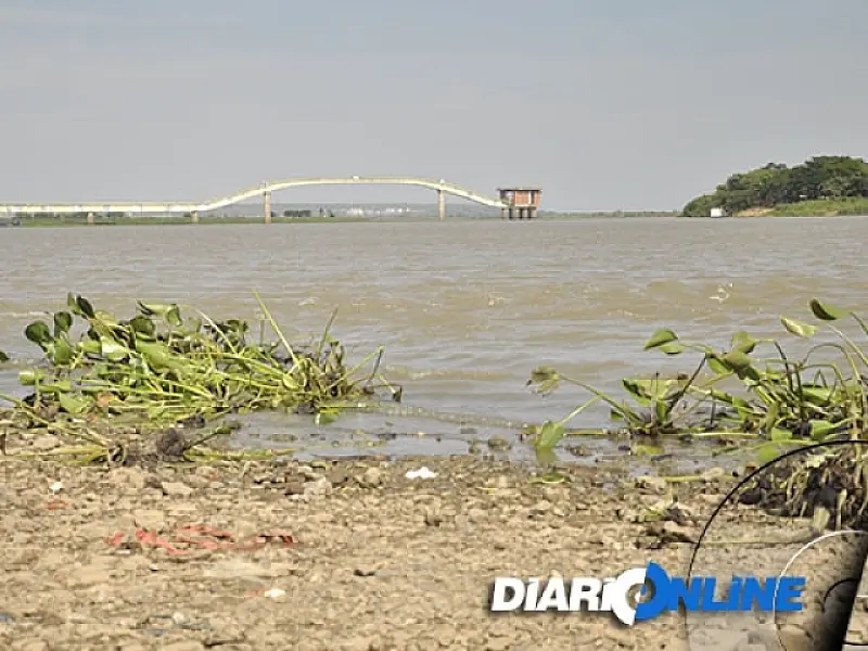 Nível do rio Paraguai cai e deve ficar abaixo de 1 metro em novembro