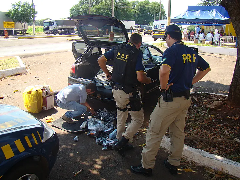 Condutor de 21 anos é preso por contrabando durante evento 'Comando Saúde' na BR-163