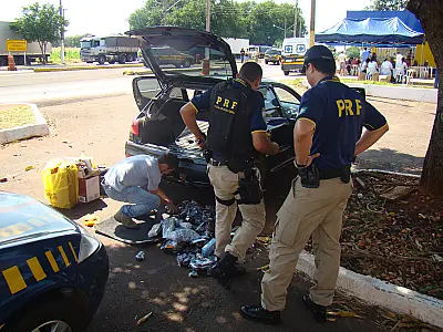Condutor de 21 anos é preso por contrabando durante evento 'Comando Saúde' na BR-163
