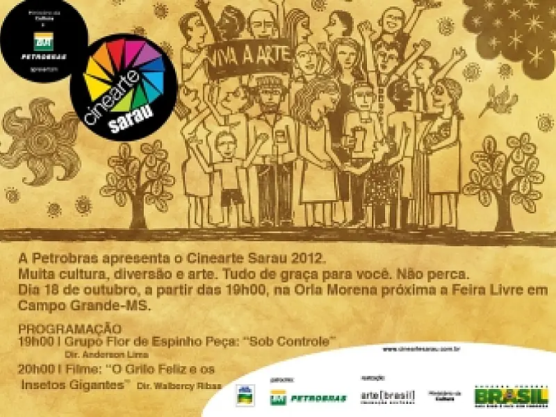 Cinearte Sarau começa nesta quarta-feira