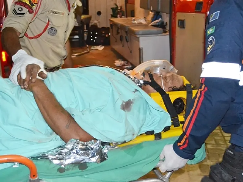 Cerqueiro é atingido no peito por disparo de arma de fogo