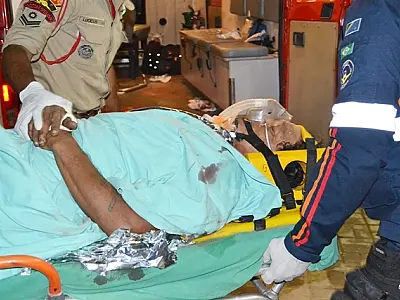 Cerqueiro é atingido no peito por disparo de arma de fogo