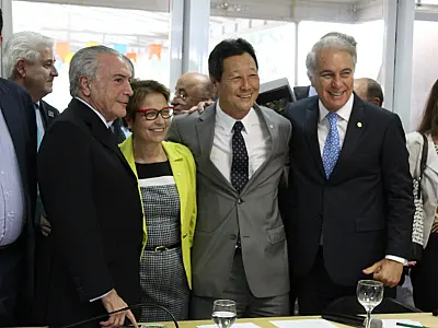 Tereza Cristina discute tema do setor produtivo rural com presidente Michel Temer