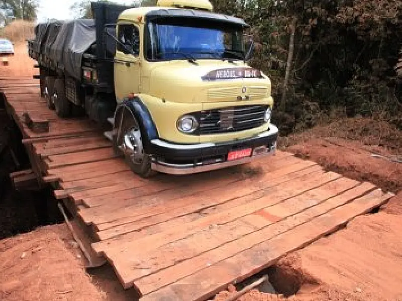 Ponte sobre córrego em Coxim será interditada nesta quarta
