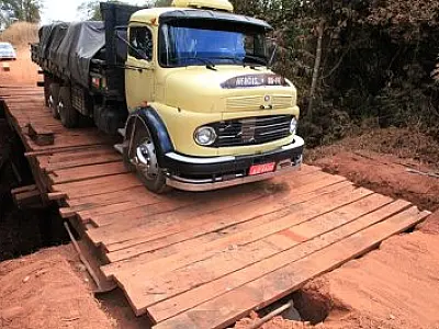 Ponte sobre córrego em Coxim será interditada nesta quarta