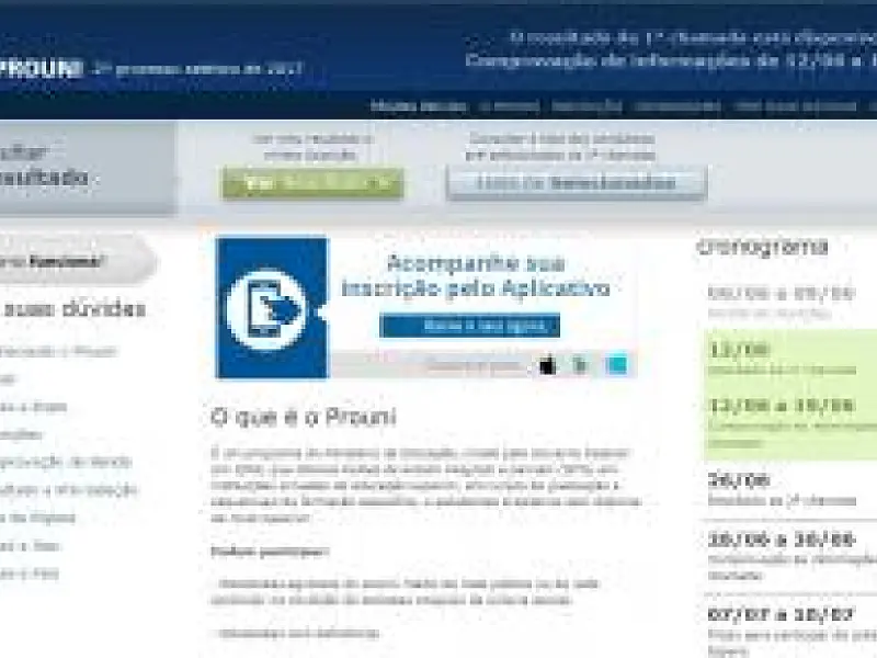 Resultado do ProUni já está disponível na internet