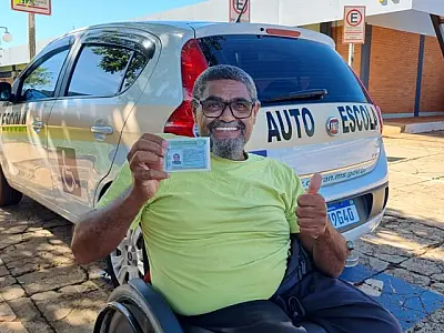 Habilitado pelo CNH MS Social, José agora sonha com carro adaptado para ter liberdade completa