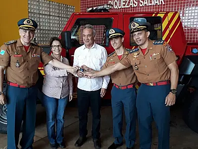 Deputada garante viatura para Bombeiros de Naviraí atenderem ocorrências em de incêndios  no MS