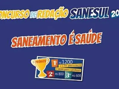 Sanesul e Secretaria de Educação realizam Concurso de Redação