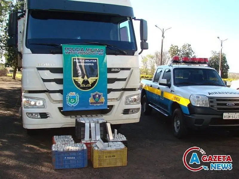PRE apreende carreta com maconha entre Amambai e Caarapó