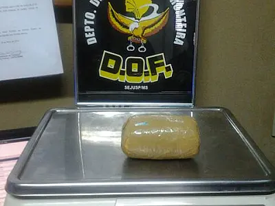 Cocaína abandonada é apreendida pelo DOF