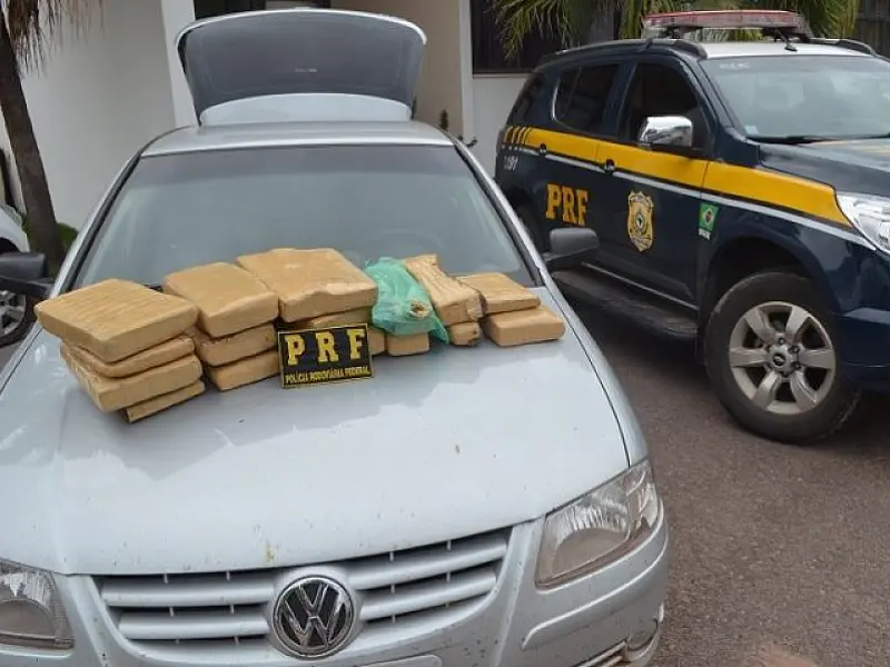 Estudante de física é preso com maconha na BR-163
