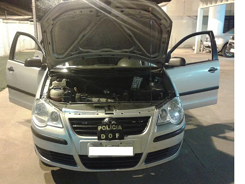 DOF apreende veículo com adulteração de motor