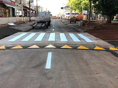 Nova 14 de Julho será primeira rua com conceito de trânsito calmo no centro