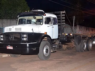 Caminhão apropriado indevidamente em MT é localizado em Coxim