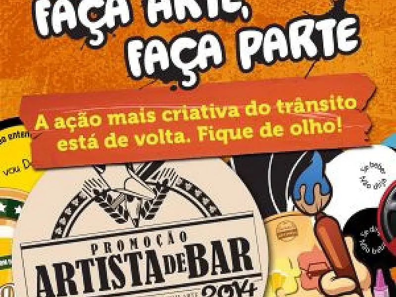 Detran lança Artista de Bar 2014 na próxima quarta-feira