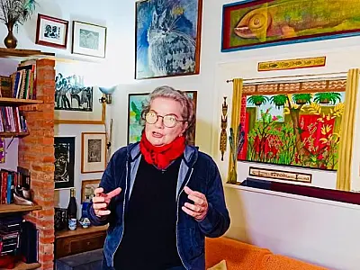 Fazendo Arte invade universo místico e religioso da artista Monique Merlone
