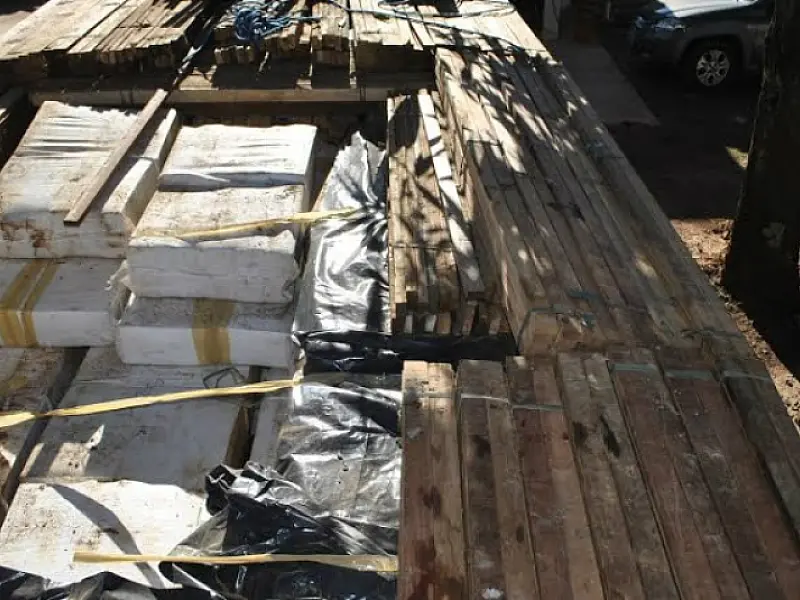Carregamento de maconha é apreendido pela PRE na MS-156