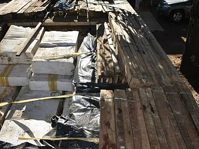 Carregamento de maconha é apreendido pela PRE na MS-156